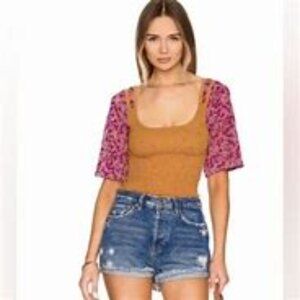 NWT Free People Marigold Tee XS